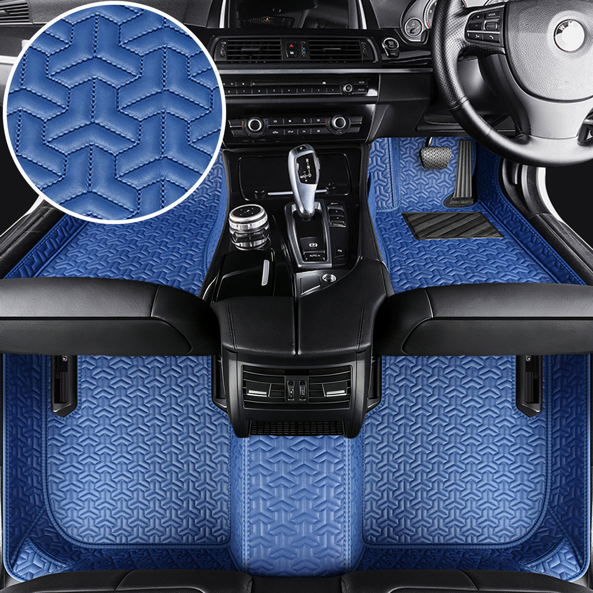 Custom Car Mats with Logo | Unique Pattern | All-Weather Waterproof & Heavy-Duty