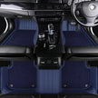 Luxury Genuine Leather Custom Car Floor Mats (Includes Carpet) Vehicle Liners custom logo