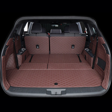 All-Weather Waterproof Trunk Mat, Pet Mat, Cargo Mat for Three-Row Vehicles