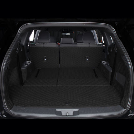 All-Weather Waterproof Trunk Mat, Pet Mat, Cargo Mat for Three-Row Vehicles