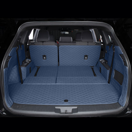 All-Weather Waterproof Trunk Mat, Pet Mat, Cargo Mat for Three-Row Vehicles