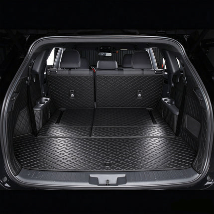 All-Weather Waterproof Trunk Mat, Pet Mat, Cargo Mat for Three-Row Vehicles
