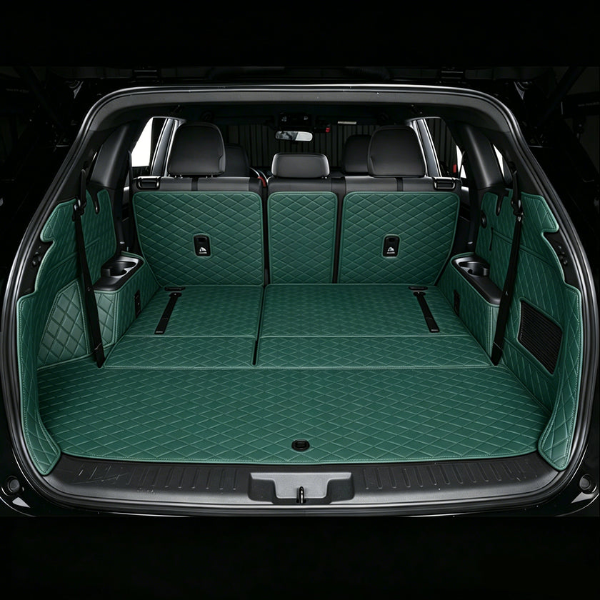 All-Weather Waterproof Trunk Mat, Pet Mat, Cargo Mat for Three-Row Vehicles
