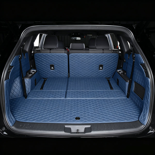 All-Weather Waterproof Trunk Mat, Pet Mat, Cargo Mat for Three-Row Vehicles