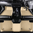 Luxury Genuine Leather Custom Car Floor Mats (Includes Carpet) Vehicle Liners custom logo