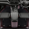 Custom Car Floor Mats with Carpet Classic Diamond Pattern Custom Logo Full Coverage